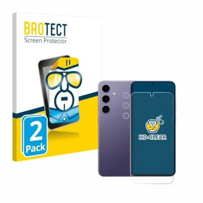 Abbildung von BROTECT (2 Stück Schutzfolie für Samsung Galaxy S24 Plus (Display+Kamera) Displayschutz Folie Ultra Klar
