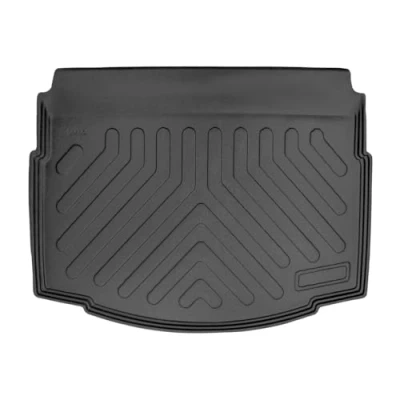 Abbildung von Trimak Passgenau 3D Untere Kofferraumwanne Kompatibel mit VW Golf 7 2013 2020 Kofferraummatte Schutzmatte Auto Zubehör Antirutschmatte Kantenschutz TPE Gummi Dauerhaft Schwarz