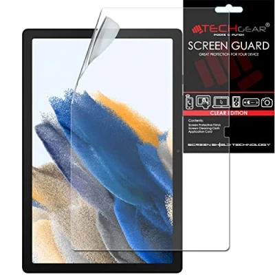 Abbildung von TECHGEAR Schutzfolie für Galaxy Tab A8 10.5 Zoll (SM X200 / SM X205) Screen Protector, Ultra Klare Bildschirmschutz Display folie Kompatibel mit Samsung 2021