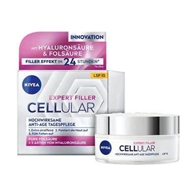 Abbildung von Nivea Cellular Expert Filler Tagespflege LSF 15 Gesichtsmaske, Größe: 50 ml,