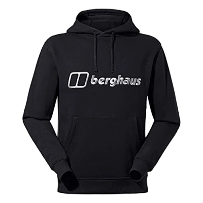 Abbildung von Berghaus Herren Logo Pullover Hoodie, zusätzliche Wärme, extra bequem
