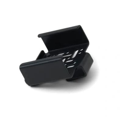 Abbildung von Pedestal TV Mount Halterung Kompatibel mit Apple Einfaches Verstecken von Box und Kabeln auf der Rückseite Deinem Möbel Passt zu Ständern (Schwarz)