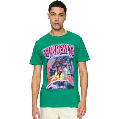 Abbildung von Mister TEE Wonderful Tshirt print, Herren, Größe: Large, Forest green