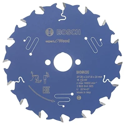 Abbildung von Bosch Professional Kreissägeblatt Expert for Wood (Holz, 130 x 20 2,4 mm, 16 Zähne, Zubehör Kreissäge)