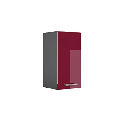 Abbildung von Vicco Hängeschrank R Line, Bordeaux Hochglanz/Anthrazit, 30 cm