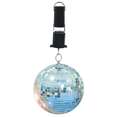 Abbildung von Spiegelkugel Set 20cm mit Batteriemotor
