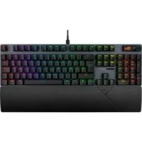 Abbildung von ASUS ROG Strix Scope II RGB Gaming Tastatur (AURA Sync Beleuchtung, mechanische NX Snow und Storm Switches, Streaming Hotkeys, Multifunktions Bedienelemente, ergonomische Handgelenkstütze)