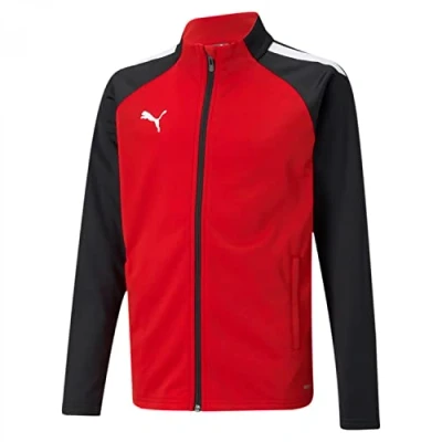 Abbildung von puma Teamliga Trainingsjacke für Kinder, Größe: 152, red / black