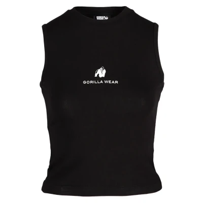 Abbildung von Gorilla Wear Livonia CROP Top, Damen, Größe: Small, Black