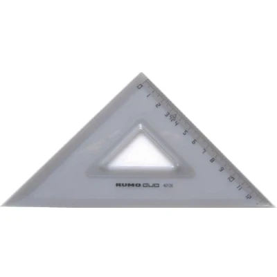 Abbildung von Rumold Zeichendreieck 45 Grad 20cm rauchgrau