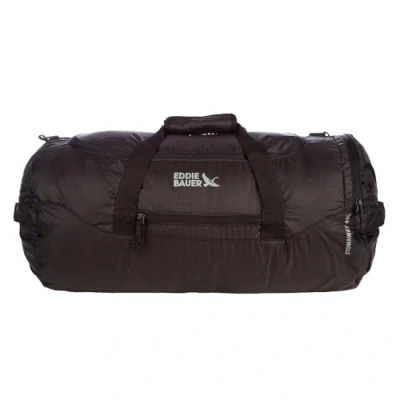 Abbildung von Eddie Bauer Verstaubare 45 Liter Reisetasche aus Ripstop Polyester, Onyx, 45L