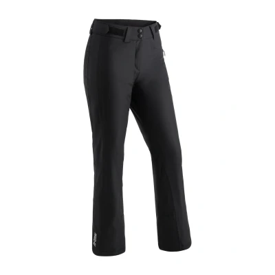 Abbildung von Maier Sports Beate, Damen Skihose, Wasserdichte Schneehose, Schützender Schneefang und verstellbarer Bund, PFC frei, mTHERM Wattierung &amp; mTEX Wetterschutz, Schwarz, Gr. 23 (W38/L30)