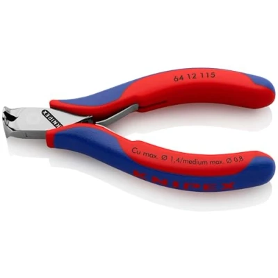 Abbildung von Knipex 64 12 115, Vornschneider, Stahl, Blau, Rot, 115 mm, 91 g