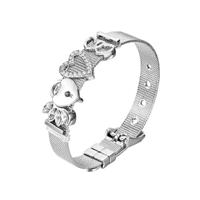 Abbildung von Heideman Armband MESH Armband, Damen, Größe: One Size, Silberfarben