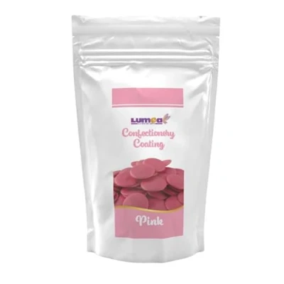 Abbildung von Dekozauber24 Kuvertüre Drops, pink, 500g, mit Erdbeermilch Geschmack, Deco Melts Chips mikrowellengeeignet, für Cake Pops, Torten, Kuchen, Drip oder Glasur