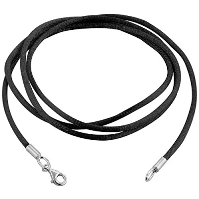 Abbildung von Nenalina Kette ohne Anhänger Seidenband Basic Kombinierbar 925 Silber