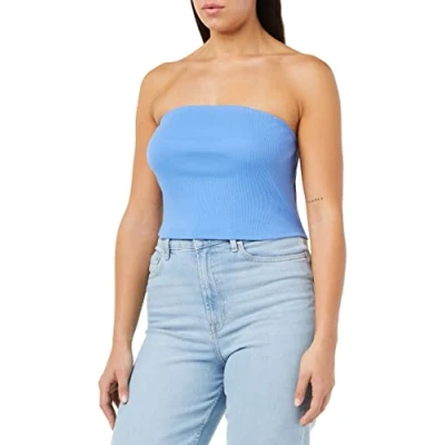 Abbildung von ONLY Women&#039;s ONLNESSA S/L Bandeau JRS Top, Ultramarine, M