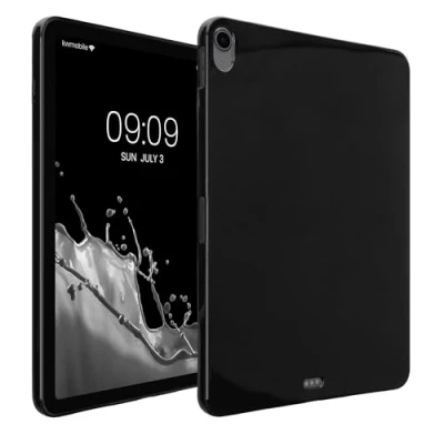 Abbildung von kwmobile Schutzhülle kompatibel mit Apple iPad Air 11&quot; (6. Gen 2024) Hülle Silikon Tablet Cover Case Schwarz