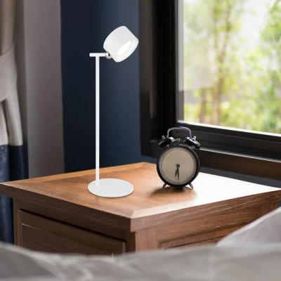 Abbildung von GLOBO LIGHTING Tischleuchte Tischlampe kabellos mit Akku 4in1 Klemmleuchte Touch Dimmer