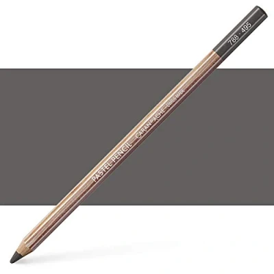 Abbildung von Caran d&#039;Ache Pastel Pencil Farbstift Artist Farbstifte Bleistift/ 3 Stück/Pack Farbe: 495 Slate Grey (788.495)