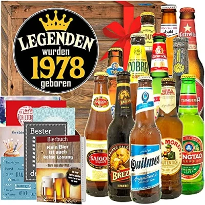 Abbildung von Legenden 1978 / Geschenk für einen Mann/Biere der Welt