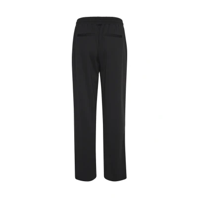 Abbildung von Kaffe Straight Stoffhose, Damen, Größe: Small, Black deep