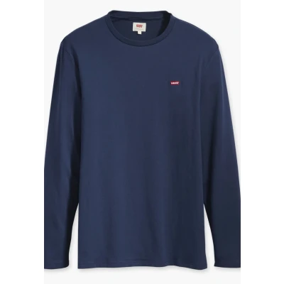 Abbildung von Levi&#039;s Original TEE Langarmshirt, Herren, Größe: Large, Dress blues