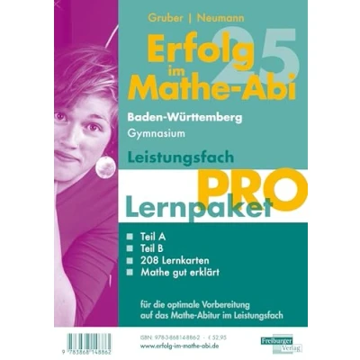 Abbildung von Erfolg im Mathe Abi 2025 Lernpaket Leistungsfach &#039;Pro&#039; Baden Württemberg Gymnasium