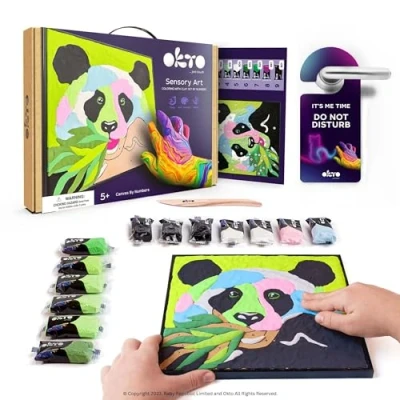 Abbildung von Okto Panda Paint/Clay by Numbers, blau/lila
