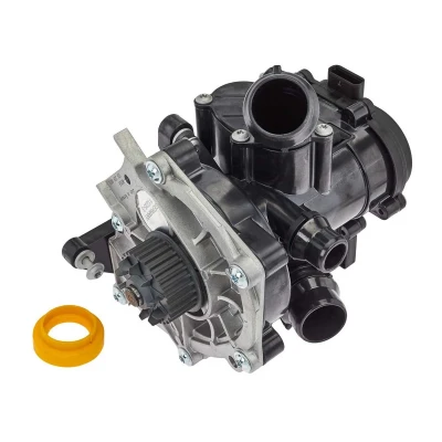 Abbildung von MEYLE 113 220 0033 Wasserpumpe mit Dichtung Thermostat Gehäuse für Zahnriementrieb AUDI: A5 B8 Sportback, TT Coupe, A3 Sportback kfzteile,