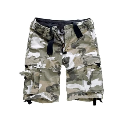 Abbildung von Brandit Vintage Shorts, Herren, Größe: Large, Snowcamo
