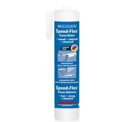 Abbildung von WEICON Speed Flex 310 ml, extrem starker Montagekleber, hohe Anfangshaftung, schwarz