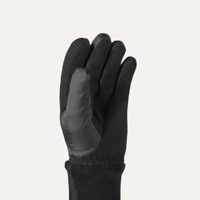 Abbildung von SEALSKINZ Lexham Wasserdichter Allwetter Handschuhe, leicht, isoliert, Schwarz, Größe L, L