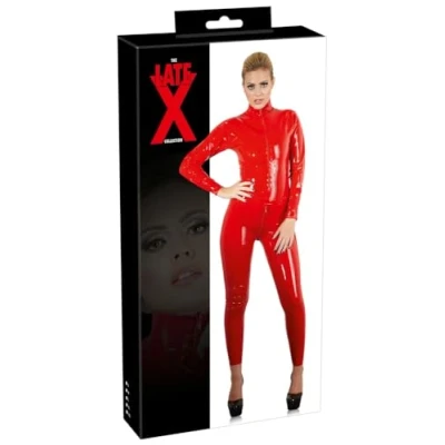 Abbildung von Catsuit aus Latex mit Zip