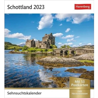 Abbildung von Schottland Sehnsuchtskalender 2023. Postkarten Fotokalender voll typisch schottischer Motive. Wochenkalender mit Urlaubsfeeling. Die Schönheit ... Aufhängen.: 53