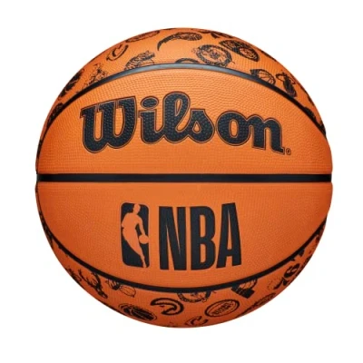 Abbildung von Wilson Basketball All Team, Gr. 7, mit NBA Team Logos