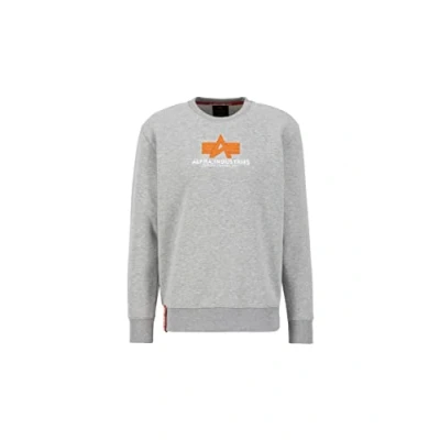 Abbildung von Alpha Industries Sweatshirt, Herren, Größe: Medium, Grey heather