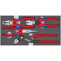 Abbildung von Knipex Zangenset 00 20 01 V15, in Schaumstoffeinlage