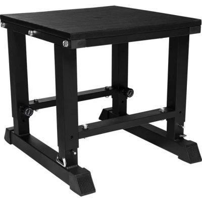 Abbildung von GORILLA SPORTS Plyo Box verstellbar, bis 300kg, Stahl Jump Box, Sprungbox Balance Board Ständer, (1 tlg)