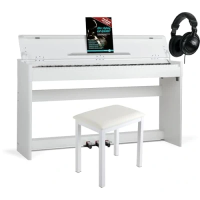 Abbildung von McGrey Digitalpiano DP 18 E Piano 88 gewichtete Tasten mit Hammermechanik (Dual und Split Funktion, 4 St., Inkl. Klavierbank, Kopfhörer Schule), 128 Klänge 600 Begleitrhythmen