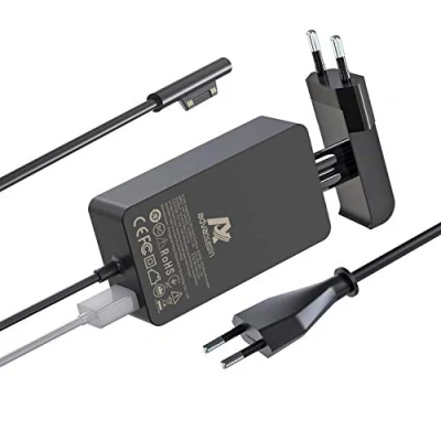 Abbildung von KSW KINGDO 44W 15V Surface Laptop Netzteil Ladegerät 2,58 A Adapter für Microsoft Pro 4 3 &amp; Book mit 6 ft Stromkabel