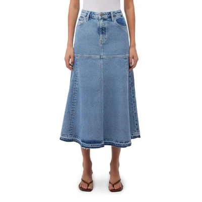 Abbildung von Mavi Jeansrock, Damen, Größe: Large, Lt used denim