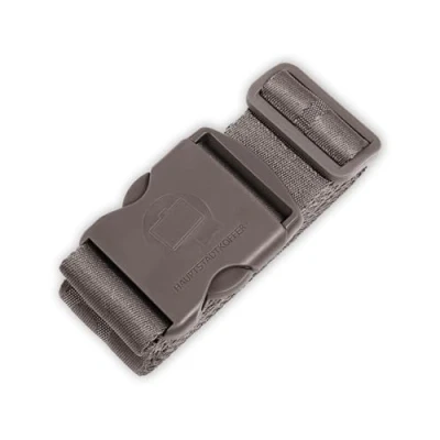 Abbildung von Hauptstadtkoffer Koffergurt, 5 cm x 190 cm, Besonders Auffällig &amp; Sicher, Gepäckband, Luggage Strap für Koffer, Graphite