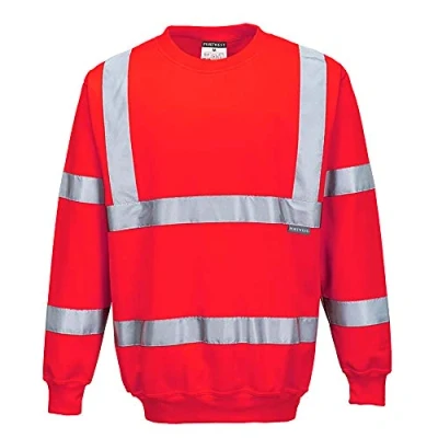 Abbildung von Hi Vis Sweatshirt Color: Red Talla: Medium