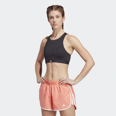 Abbildung von adidas Damen Running Mittlerer Halt Sports BH, Black, XXS