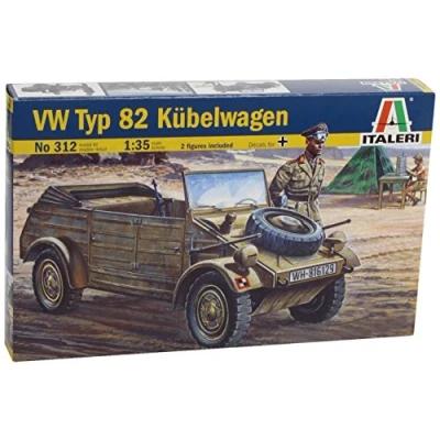 Abbildung von Italeri VW Typ 82 Kubelwagen, Light armored vehicle model, Montagesatz, 1:35, Kübelwagen, Kunststoff, Military vehicles