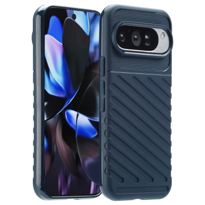 Abbildung von Google Pixel 10 Pro Hülle Silikon imoshion Soft Case/Backcover Handyhülle Dunkelblau Shockproof/Stoßfest