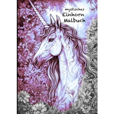 Abbildung von Mystisches Einhorn Malbuch: Malbuch für Erwachsene, 50 verschiedene Ausmalmotive, ca A4, Band 1