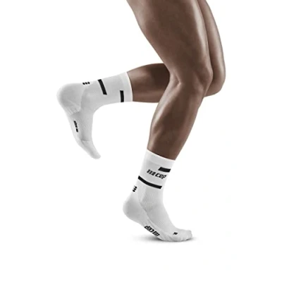 Abbildung von CEP Compression MID CUT THE RUN Sportsocken, Herren, Größe: 40 42, White