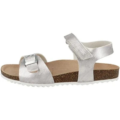 Abbildung von Geox Mädchen J Adriel Girl Sandal, Silber, 27 EU